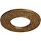Ekena Millwork Daniela Ceiling Medallion (Canopies up to 3 7/8"), 8"OD x 3 7/8"ID x 1/2"P, Smokey Topaz Crackle CM08DNSTC - alternate 3